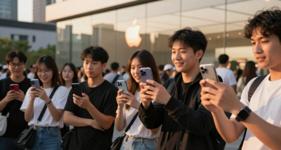 Apple's iPhone 18 Goes On Sale As Customers Line Up At Stores Worldwide